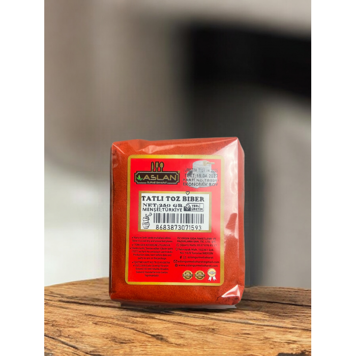 TATLI TOZ BİBER 250 GR
